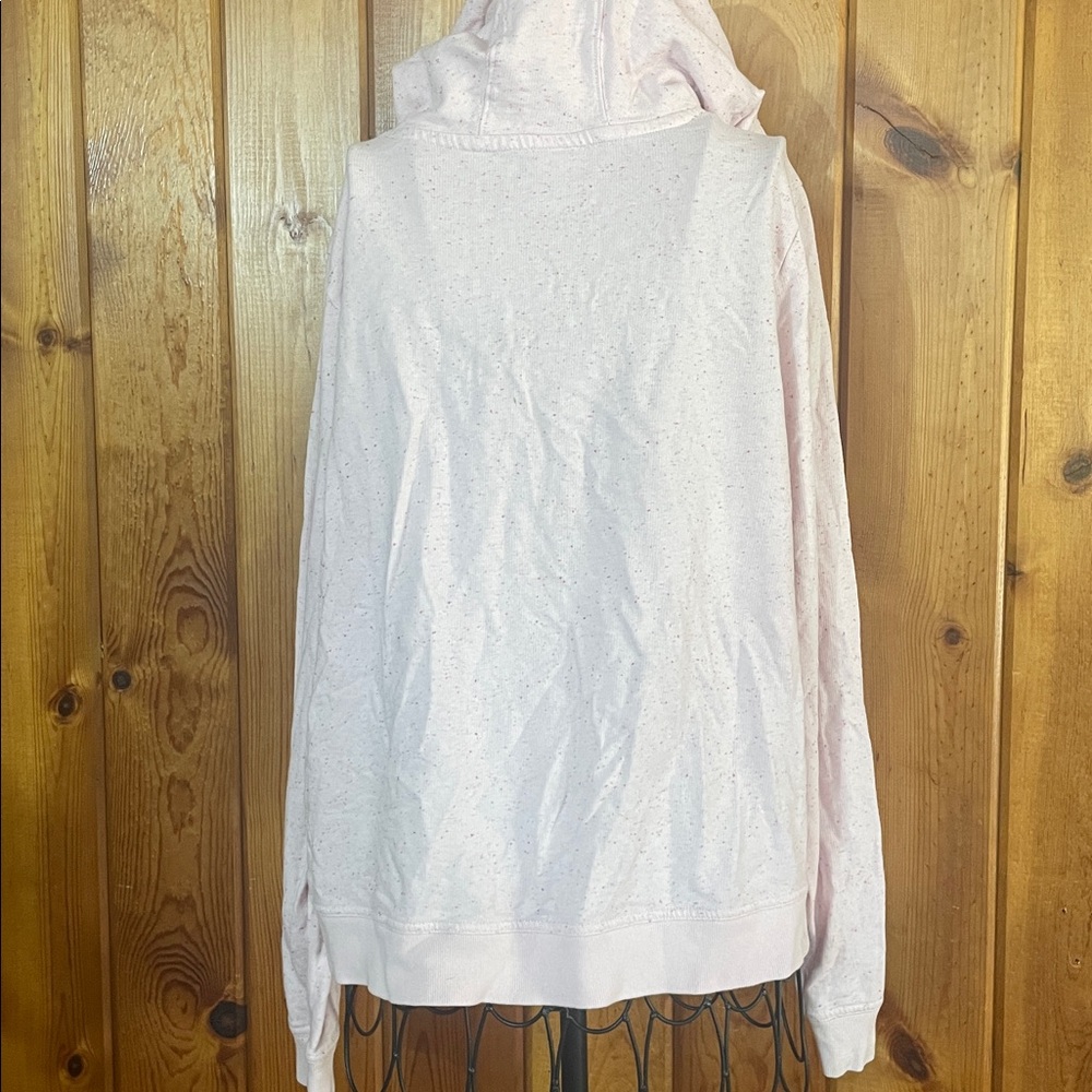 Nike girls Light Pink Hoodie spotted colorful hoodie size large tall cowl neck - Picture 7 of 7